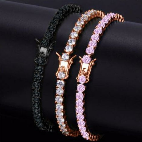 ROCK 4MM One Row Tennis Bracelet